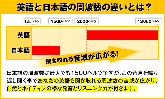 英語と日本語の周波数の違いとは?